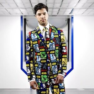 OppoSuits Multicolor Star Wars Men's Suit